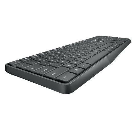 Logitech | MK235 | Keyboard and Mouse Set | Wireless | Mouse included | Batteries included | US | Black | 475 g - 2